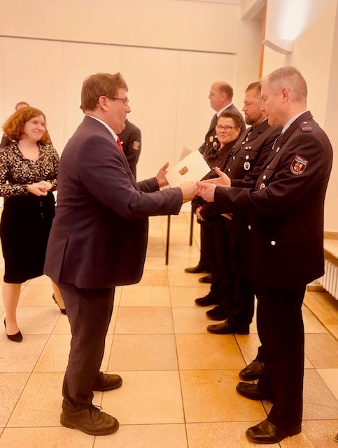 Feuerwehr-Ehrung Im Schloss Oranienstein | VG Diez